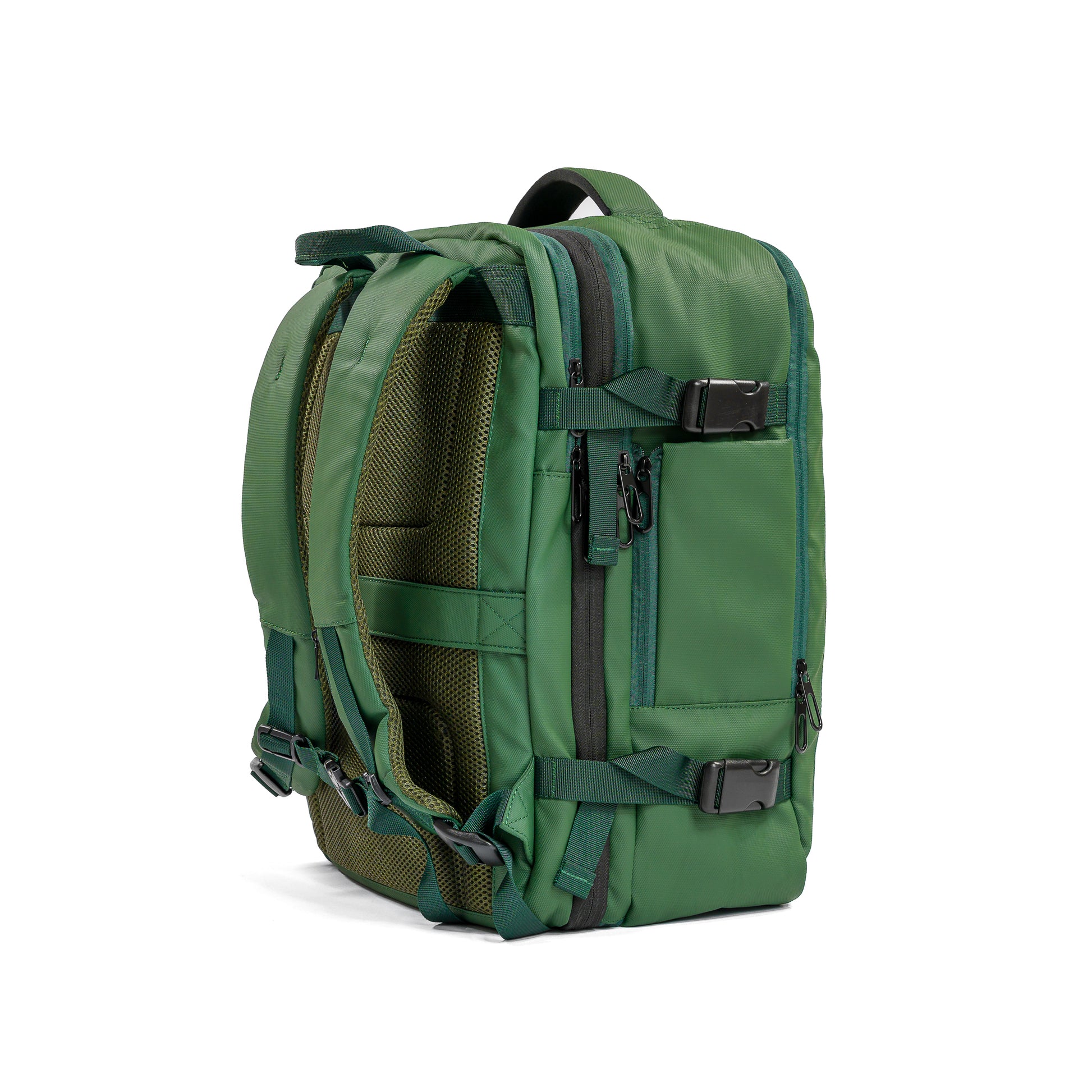 Pack Go and Explore Green Backpack side view