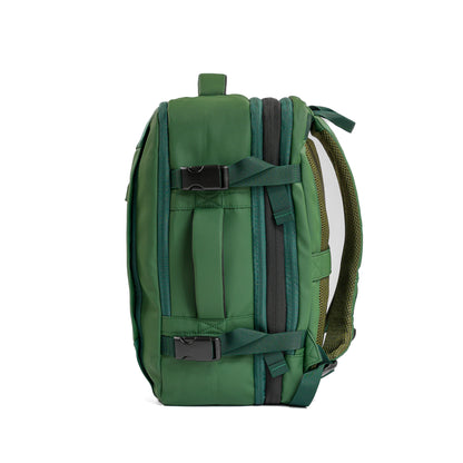 Pack Go and Explore Green Backpack side view