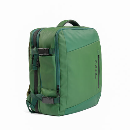 Pack Go and Explore Green Backpack side view