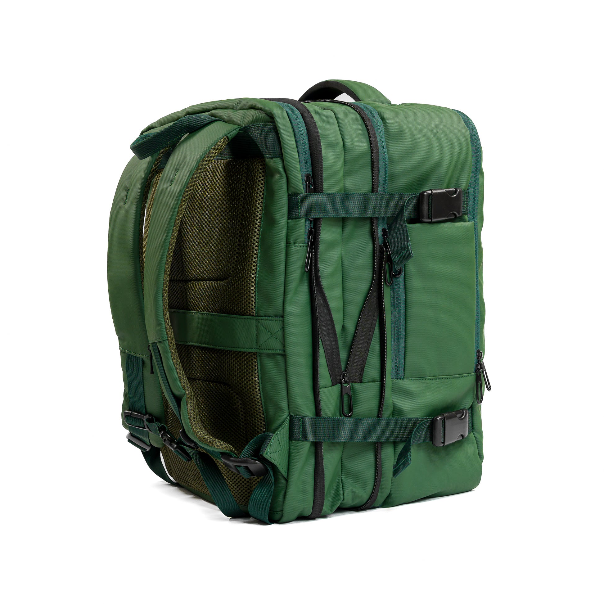 Pack Go and Explore Green Backpack side view