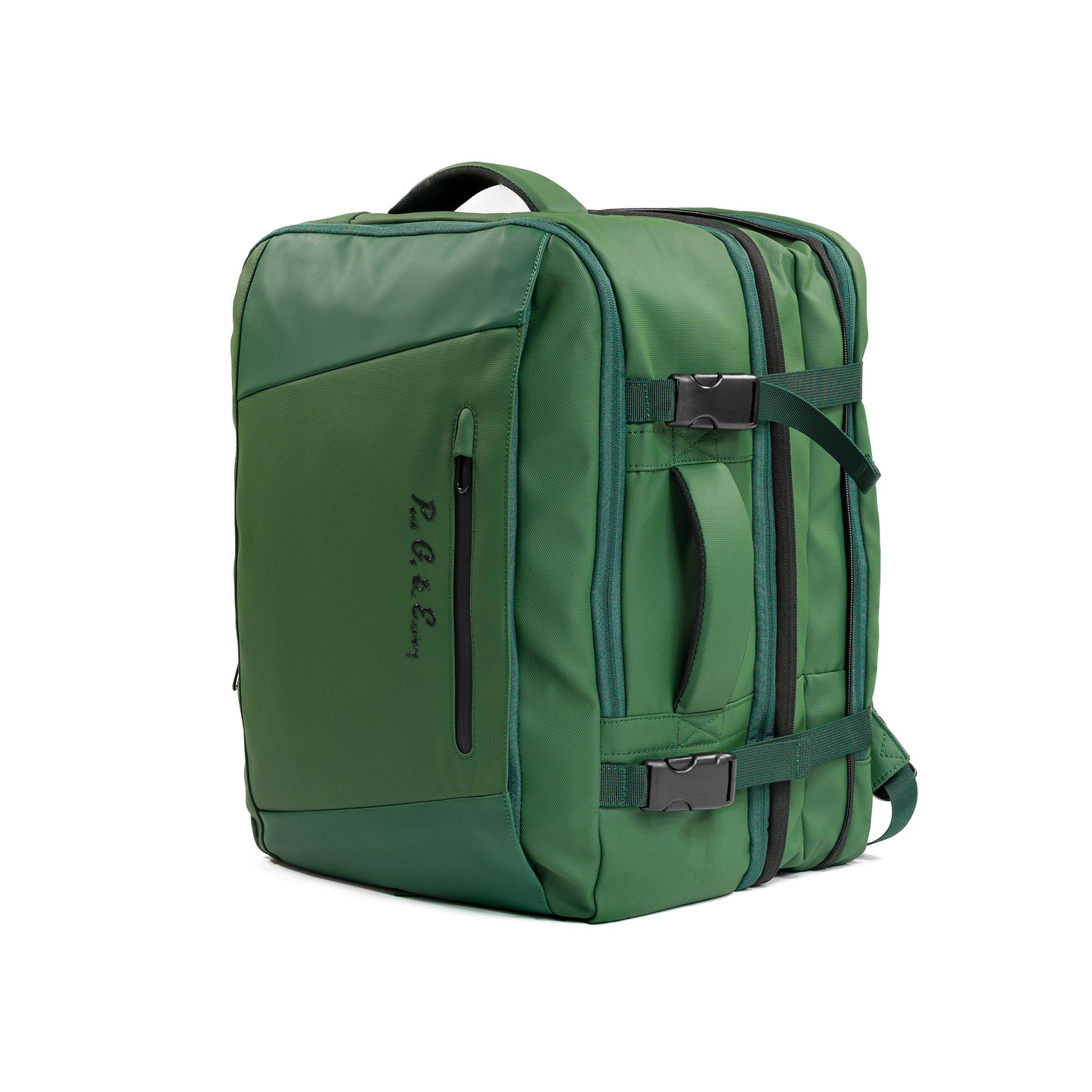 Pack Go and Explore Green Backpack side view