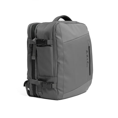 Pack Go and Explore Backpack Gray side view